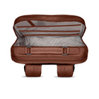 Champs Onyx Leather Compact Backpack - Brown-Inner RFID zipper pocket