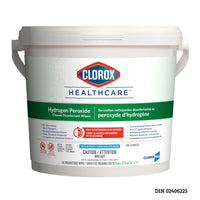 Clorox Healthcare Hydrogen Peroxide Cleaner Disinfecting Wipes, 185 Pack (CL01458)-Pre-moistened, durable, ready-to-use wipes. Requires Personal Protective Equipment when used