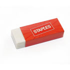 Staples White Vinyl Erasers - 2 Pack-White