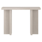 Hudson&Canal Dimitra 42"W Console Table - Alder White-Table is made of high-quality and durable MDF materials
