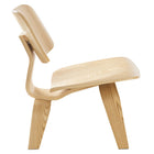 Modway Fathom Wood Lounge Chair - Natural-Anti-Skid Foot Pads