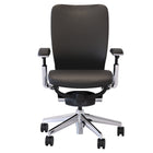 Nightingale IC2 Mid Back Task Chair - Black-Slow release synchronous knee tilt mechanism with dual-lever, integrated seat slide adjustment, pneumatic assist forward and recline adjustment, infinite tilt lock, pneumatic height adjustment and front tension control