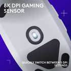 Logitech G203 LightSync RGB Gaming Mouse - White-Customize G203 RGB gaming mouse lighting via Logitech G HUB with colors, presets, or your own designs. sync with other LIGHTSYNC gear, react to screen color shifts, or flash to the beat for an immersive experience