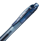 Pentel EnerGel-X Retractable Gel Roller, (0.5mm) Needle Tip - Navy Blue Ink-Attractive coloured barrel that coordinates with the ink colour