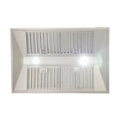 KUCHT KRH3612IS 36" 900 CFM Island Range Hood - Stainless Steel-This stylish range hood comes with four stainless steel baffle filters that are also dishwasher friendly