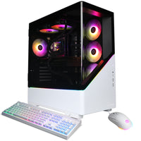 CyberPowerPC Gamer Supreme Gaming Desktop - Intel Ultra 9 285 - GeForce RTX 5070 12 GB - 32 GB DDR5 RAM - 2 TB SSD - White-Intel Core Ultra 9 285 2.5GHz (Max 5.6GHz)