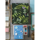 High Note 2027 Deluxe Hardcover Weekly/Monthly Planner - 9" x 10" - Greenery - English-Colour-coordinated sticker sheet 