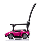 Freddo Lamborghini 3-in-1 Ride On Toy Car - Pink-Dazzling LED Lights: Features front LED lights for an exciting ride, enhancing visibility and adding a touch of realism