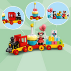 LEGO DUPLO Disney Mickey & Minnie Birthday Train Building Block Set-Develop essential preschool skills with creative construction and role play