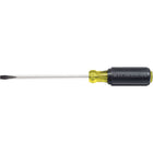 Klein Tools Klein Cushion-Grip Screwdrivers-Round Shank - Slot Cabinet Tip - 4 Pack-Handle Type Cushion Grip
