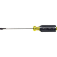 Klein Tools Klein Cushion-Grip Screwdrivers-Round Shank - Slot Cabinet Tip - 4 Pack-Handle Type Cushion Grip