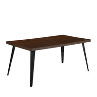 Homy Casa 63" Multi-Functional Writing Desk - Walnut Finish-Spacious Desktop – 63" wide surface accommodates computers, books, and more