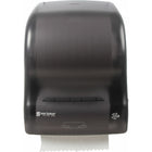 San Jamar Universal Mechanical No-Touch Roll Towel Dispenser - Black-Contactless experience with one-at-a-time dispensing