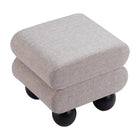 Zuo Davao Ottoman - Grey-7