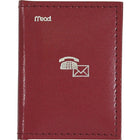 Mead Index Telephone and Address Book,  3" x 4", Assorted Colours-Padded sewn vinyl covers are silver hot stamped