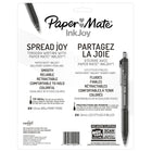 Paper Mate InkJoy 300 Retractable Ballpoint Pens - 1.0mm - Assorted Colours - 24 Pack-Metal clip provides long-lasting durability