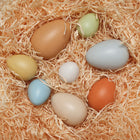 Yellow Door Size-Sorting Eggs 8-Piece Set-Includes 8 eggs in different sizes and realistic colors