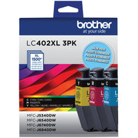 Brother Genuine LC402 INKvestment Tank  Ink Cartridge Set - High Yield - Colour-Yields up to 1500 pages per high-yield cartridge