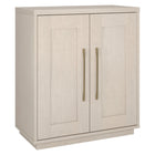 Hudson&Canal Tillman 28"W Accent Cabinet - Alder White-Modern contemporary design for your home office, bedroom, or living spaces