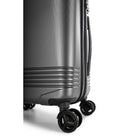 Bugatti Nashville 25.6" Hardside Check-in Luggage - Charcoal-Telescopic trolley handle