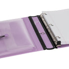 Staples Better Binder - 1" - Lilac-Framed clear window makes these ideal for use as presentation binders