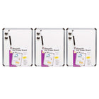 Charles Leonard Framed Magnetic Dry Erase Board with Marker & Magnets, Silver Frame, 11" x 14", Pack of 3-Great for classroom games, math lessons, reminders and all assignments