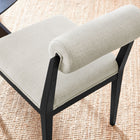 Modway Kai Fabric Dining Chair 2-Piece Set - Linen-Set of Two Dining Chairs