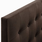 Modway Emily Stain-Resistant Performance Velvet Twin Size Headboard - Chocolate Brown-7