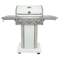 Kenmore 3 Burner Pedestal Gas Grill - Pearl-Fuel Type: Propane.