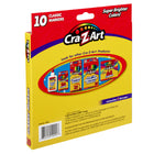 Cra-Z-Art Broadline Non-Toxic Washable Markers - 10 Pack-Each package includes 10 piece bright and bold classic colours for a rainbow of creative possibilities