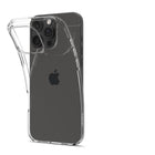 Spigen Crystal Flex for iPhone 16 Pro - Crystal Clear-Mil-grade certified with Air Cushion Technology for extra protection