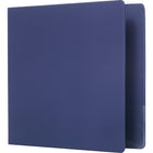 Staples Standard Binder with Label Holder and D-Rings - 2" - Blue-Slant rings have a high page capacity compared to same size round rings
