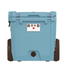 RovR RollR 45 Quart Wheeled Hard Cooler with Telescopic Handle - South Pacific-Patented AnchR Pin System lets you attach essential accessories like the LandR Bin, Prep Board, Double Cup HoldR, Stash Bag, and DeckR Series (not included)