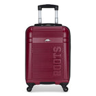 Roots Banff Carry-On Luggage - 20" - Merlot-Retractable push-button trolley handle for easy handling