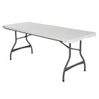 Lifetime Premium Commercial 6' Foldable Table - White Granite Colour-Designed for Durability, Contoured for Comfort