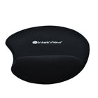 IntekView Rounded Gel Wrist Mouse Pad - 160 g - Black-6