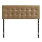 Modway Lily Vegan Leather Queen Size Headboard - Toast-Five Mounting Positions