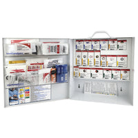 First Aid Central - Smart Compliance First Aid Cabinet - Type 3 Intermediate - Small (2-25 Workers)-45 x Piece(s) For 50 x Individual(s) - 16.50" (419.10 mm) Height x 15.75" (400.05 mm) Width x 5.50" (139.70 mm) Depth