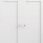HOMCOM 50.5" H Kitchen Pantry Cabinet with Doors and Adjustable Shelf - White-Four magnetic doors for secure closure 