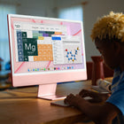 Apple 24" iMac 4.5k Retina - M1 8 Core GPU - 512 GB SSD - 8 GB Unified Memory - Silver - English-4480 x 2520 resolution, 500 nits brightness, True Tone technology