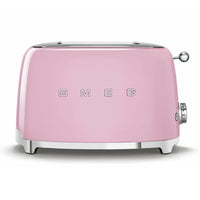 SMEG 2-slice Retro Toaster - Pink-6 different toasting levels for best results, defrost function, reheat function, bagel function to toast only one side of the slice