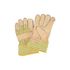 Zenith Safety Standard Quality Fitters Gloves, Medium, Grain Cowhide Palm, Cotton Inner Lining, 24 Pack-Cuff Material: Rubberized