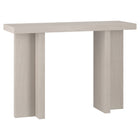 Hudson&Canal Dimitra 42"W Console Table - Alder White-A modern transitional design for your entryway, living room, den, and more