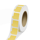 JAM Paper Outdoor Weatherproof Labels - Square - 2 3/4 x 2 3/4 - Light Gold - 125 Labels/Roll-Colour: Light Gold Polyester | Make your mail stand out with colourful shipping address labels.