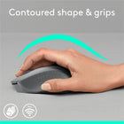 Logitech M280 Wireless Mouse - 3 Buttons - Grey-Long Battery Life: Go longer between battery changes with the energy-efficient 18-month battery life(1), so you can focus on the work that really matters; 1 x AA battery included