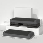 Soozier Adjustable Aerobic Stepper-Non-slip foot pads for enhanced safety 