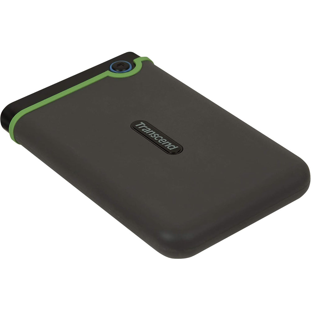 新品未使用Transcend StoreJet 25M3 2TB Transcend Storejet 25M3 Portable USB 3.1 Hard Drive - 2 TB - Iron