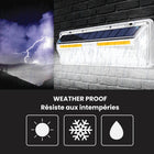 Bell + Howell Bionic XL Waterproof Motion Sensor LED Wall Light-Durable and weatherproof- these products are weather-resistant and waterproof rated, durable enough to withstand extreme weather conditions such as heavy rains, heat, and snowstorms, you can use it in all seasons for any reason