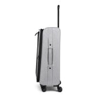 Bugatti Reborn 3-Piece Softside Luggage Set - Grey-Zipper-release expansion system for 20% more packing space