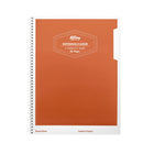 Hilroy Core+ Notebook - 10.5" x 8" - 80 Pages - Assorted Colours ​-Poly pocket